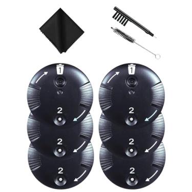 Imagem de sierescon Ceruguard Disk Wax Guards para Aparelhos Auditivos Phonak E Unitron Ric Rite E Acessórios para Kit de Limpeza de Aparelhos Auditivos com Estojo de Transporte (6 Unidades/48 Unidades) (6)