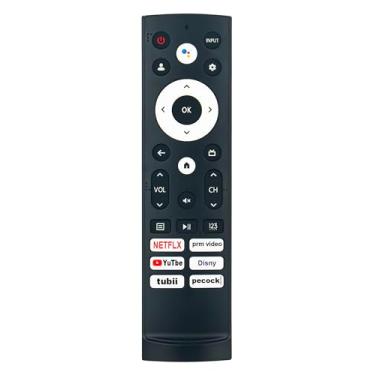 Imagem de Controle remoto de voz ERF3V90H para Hisense Mini-LED ULED 4K Smart Google TV 55U7G 75U7H 43A53FUA 43A68H 43A6H 55U6K 65U6K 75U6K 50A6H 55U78H 65A65H 75A6H 75U6H 75U6H 5H 85UU 7H 65U7G 75U6H 55U8H