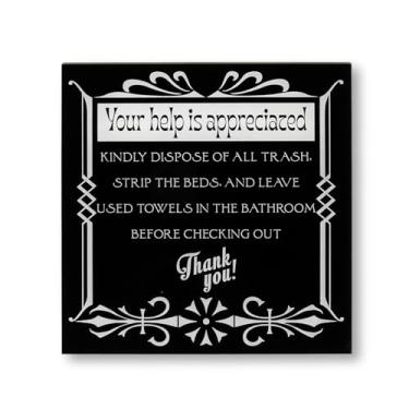 Imagem de Placa de acrílico 5x5 Airbnb Host, suprimentos Air Bnb