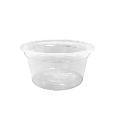 Imagem de Pote Redondo Com Tampa 200ml Bolo No Pote 24und Totalplast