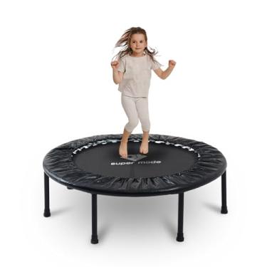 Imagem de PY SUPER MODE Mini trampolim infantil de 36 polegadas para crianças com mais de 6 anos de carga máxima 170 libras interno externo pequeno trampolim rebote presentes para crianças trampolim i