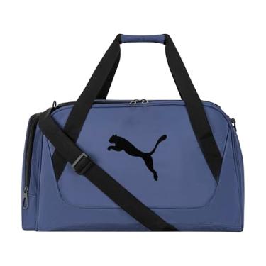 Imagem de PUMA Bolsa esportiva feminina Flora, cristal azul/preta, Cristal azul/preto, Bolsa esportiva Flora