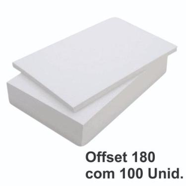Imagem de Papel Offset 180g A4 Branco 210mmx 297mm - Chambril