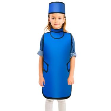 Imagem de LVCHEN Avental De Chumbo Infantil Com Proteção De Tireoide E Conjunto De Capa De Chumbo Avental De Raio-X Leve Proteção De Equivalência De Chumbo De 0,5 Mmpb (Pequeno)