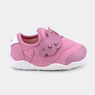 Imagem de Tênis Infantil Bibi Fisioflex Originals Rosa de Coração-Feminino