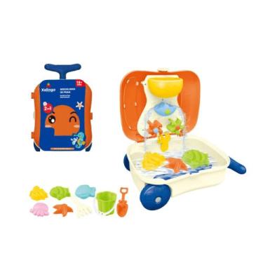 Imagem de Brinquedo Infantil Mochilinha de Praia 9 Peças Xalingo - 93945