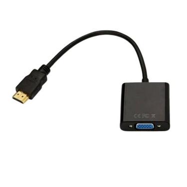 Imagem de Conversor HDMI para VGA c/ Saída P2 | 1080p | Plug and Play