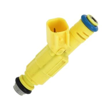 Imagem de REPAIROCK 1 peça injetor de combustível para Ford para Ranger 2004-2006 bocal de injeção de combustível do motor 4 furos plástico amarelo