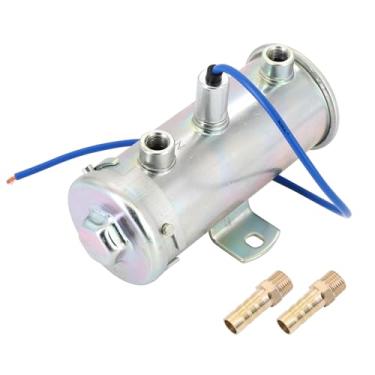 Imagem de Dokili Bomba de combustível elétrica de fluxo de energia 12 V cilíndrica universal compatível com acessórios de carro de motocicleta para Facet Onan 27149-2093 149-1828 476087 046918 40131