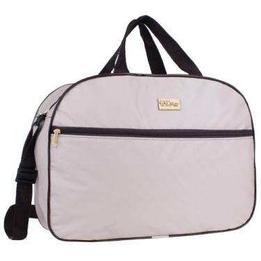 Imagem de Bolsa Saída Maternidade Grande Menino/Menina Multifunção (Bege)