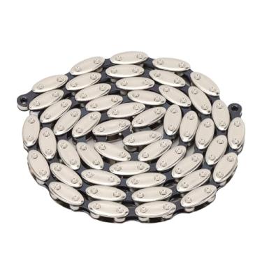 Imagem de Cadeia de Bicicleta Velocidade única, Manganês Aço 100 Corrente de Bicicleta de Velocidade única para Engrenagem Fixa BMX Bikes