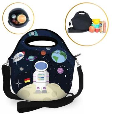 Imagem de Lancheira Térmica em Neoprene Astronauta Envio Imediato NF - Isoprene