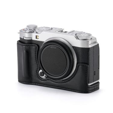 Imagem de Tilta Capa de couro para câmera compatível com Fujifilm X-M5 (preto) | Punho de mão integrado | Proteção adicional | Acesso à bateria | Leve e durável