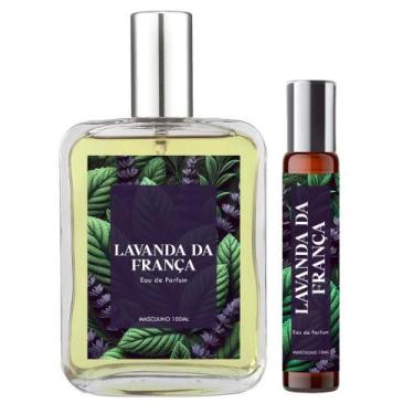 Imagem de Perfume Lavanda Da França Homem 100Ml + Spray 10Ml Natural - Essência 