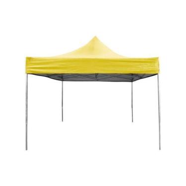 Imagem de Tenda Sanfonada 4,5X3,0 Metros PVC VINILICA - Goiânia Tendas, Amarelo