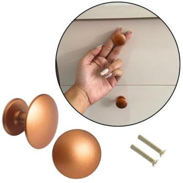 Imagem de 6 Puxadores Para Móveis Gaveta Armário Cozinha - Metal - Compras Fácei