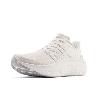 Imagem de New Balance Tênis de corrida feminino Fresh Foam X Kaiha Road V1, Branco/Quartzo Cinza/Prata Metálico, 7 Wide