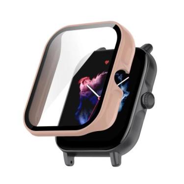 Imagem de Case Bumper Nsmart compatível com Amazfit GTS 4 Mini NEW A2035, Rose