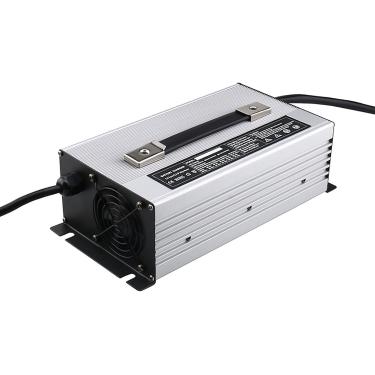 Imagem de Carregador De Bateria De Carro Inteligente Totalmente Automático De 1500 W, Carregador De Bateria De Chumbo-ácido 72v / 15a Adequado Para Empilhadeiras Elétricas, Barcos Elétricos (plugues