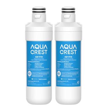 Imagem de AQUACREST ADQ747935 Filtro de água de geladeira, substituição para LG LT1000P, LT1000PC, LT1000PCS, MDJ64844601, ADQ74793501, ADQ74793502, Kenmore 46-9980, 9980 (pacote com 2)