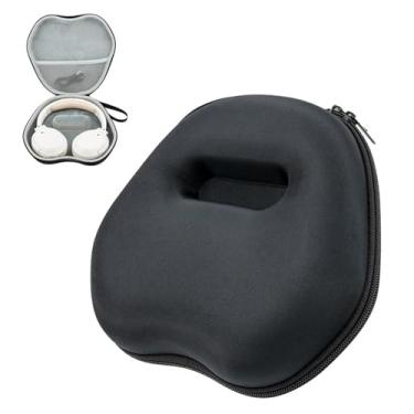 Imagem de Hzycwgone Capa para fone de ouvido Edifier W820NB Bluetooth com cancelamento de ruído, capa para transporte de viagem com bolsa de malha para acessórios (preto)