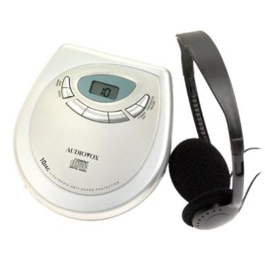 Imagem de Audiovox Leitor de CD pessoal CE-122 com kit de carro