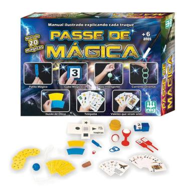 Imagem de Passe de Mágica 20 Truques Com Tutorial - Nig Brinquedos