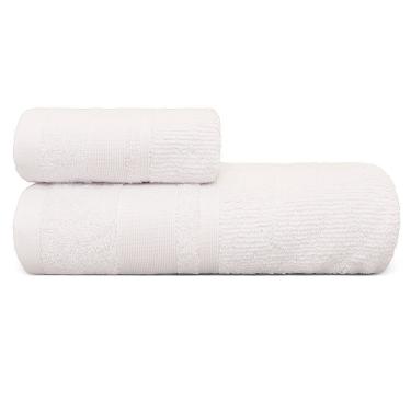 Imagem de Jogo De Toalha Banhão Master 100% Algodão 2 Peças Gramatura 550 Branca