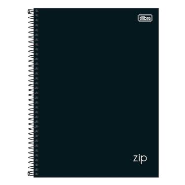 Imagem de Caderno Espiral Universitário Zip 20 Matérias Preto - Tilibra