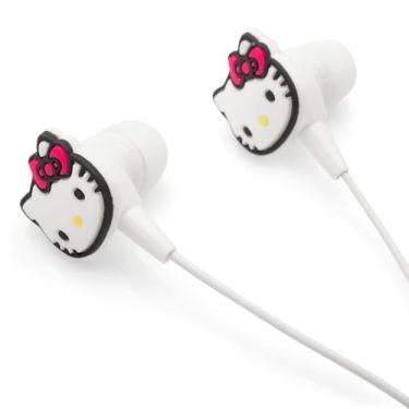 Imagem de FONE DE OUVIDO HELLO KITTY INTRA AURICULAR COM FIO E MICROFONE LETRON
