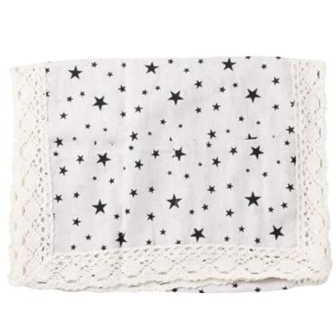 Imagem de GORGECRAFT 99,37 × 33,78 cm protetor de máquina de linho de algodão capa decorativa de utensílios de cozinha com bolsos de armazenamento, tampa à prova de óleo para forno de microondas tampa à prova