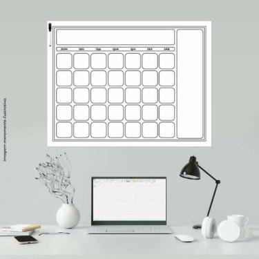 Imagem de Calendário Parede Planejamento mensal Branco 48x63 - PRESENTE-BRINDE