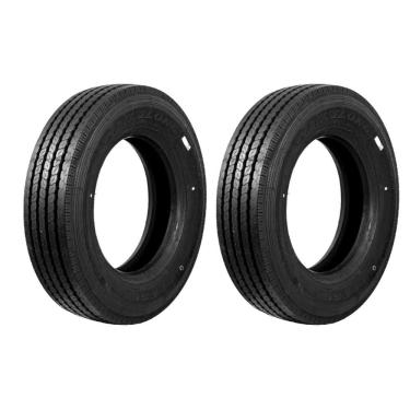 Imagem de Kit 2 Pneus 215/75R17.5 Liso 16 Lonas 135/133J LLF86 Linglong