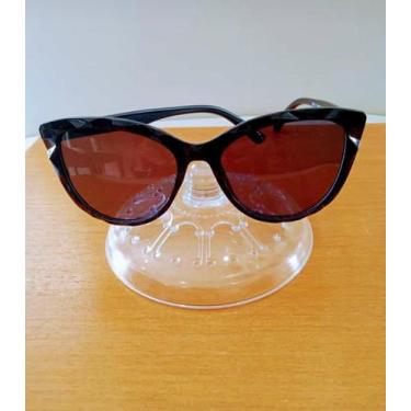 Imagem de Óculos preto lentes cinza com proteção UV 400 Y202