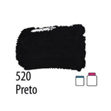 Imagem de Pva Tinta Fosca Para Artesanato Cores - ACRILEX, Preto 37ml 520