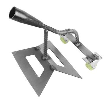 Imagem de WeiLaiKeQi Enxada oca para jardim, ferramenta para remoção de grama com ponta afiada, para soltar o solo e capinar, ferramenta de jardinagem para canteiros de