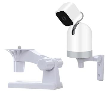 Imagem de OYOCAM Suporte de parede compatível com WYZE Cam Pan V3/V4/V2 Blink Mini Pan-Tilt Cam, suporte de parede de segurança ajustável, rotação de 180 graus, kit de montagem na parede