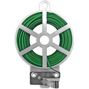 Imagem de Arame Plastificado Tipo Saquinho de Pão – Flexível, Resistente e Prático – Ideal para Embalagens, Jardinagem, Artesanato e Organização Doméstica - 30mt