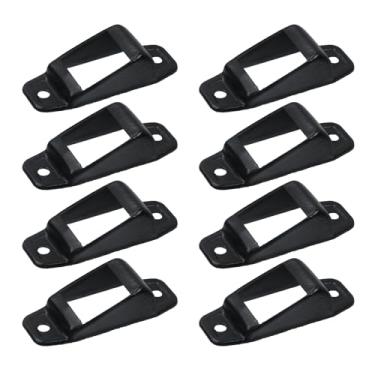 Imagem de MY MIRONEY 8 peças de kits de suporte de corrimão de escada de 3,3 cm, peças de cerca de metal para corrimão de escada