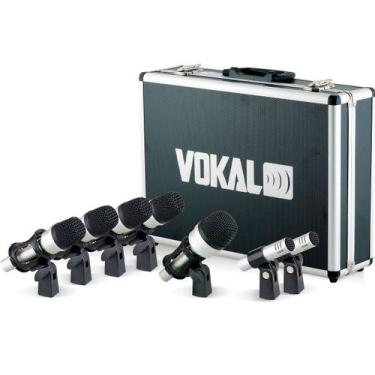 Imagem de Microfone Profissional Para Bateria Vokal VDM7 (7 Peças)