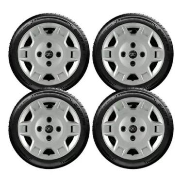 Imagem de Kit Calota Chery Qq 2011 2012 2013 2014 2015 Aro 13 046
