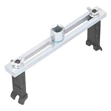 Imagem de lyrlody Chave de Chave de Bomba de Combustível, Liga de Aloa Aço Universal a Gasolina Tanque Lampada Ferramenta de Remoção de Tanques, Forte para Uma Longa Vida útil, Ampla Compatibilidade para