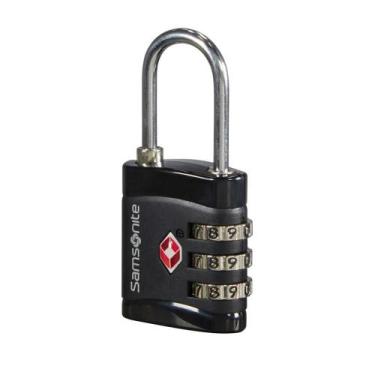Imagem de Cadeado de Segurança 3 Dígitos TSA Samsonite - Preto