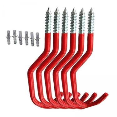 Imagem de Llazsybz 3x6 Peças Ganchos de Parede para Bicicleta, Suporte Organizador de Garagem Doméstico para Pendurar