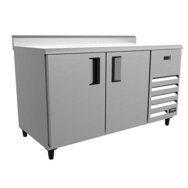 Imagem de Balcão Congelados Venâncio 150cm Inox Tampo Liso Espelhado 220V VCCH15