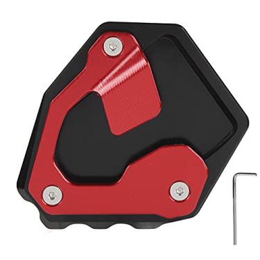 Imagem de Grcfumo Padreja de aumento do kickstand, substituição de placa de extensão de suporte, placa de suporte para pés laterais para CRF1000L 2016 a 2019 (Rouge)