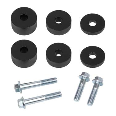 Imagem de RselectMet Espaçadores de assento para Toyota Tacoma (2005-2024), 4Runner (2003-2024), FJ (2006-2014) e Lexus GX470 (2003-2024) - Elevador ajustável de 0,6 a 3,8 cm, elevadores traseiros de alumínio