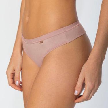 Imagem de Calcinha Loba Fio Dental Clássica em Algodão 40355-001, Nude, M