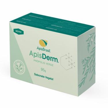 Imagem de Sabonete De Própolis Verde 95g Apisderm - 100% Vegetal - Apis Brasil