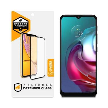 Imagem de Película Defender Glass Para Motorola Moto G30 - Preta - Gshield